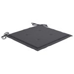 Casa si Gradina - Gradina si terasa - Mobilier exterior - Seturi mobila gradina - Set mobilier de exterior pliabil, cu perne, 5 piese, bambus, antracit, mărime 40x40x3 cm - Infinity.ro