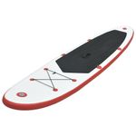 Sport si Outdoor - Sporturi acvatice - Sporturi pe placa - Stand up paddle - Set placa SUP, placa SUP surfing, rosu si alb, gonflabil - Infinity.ro