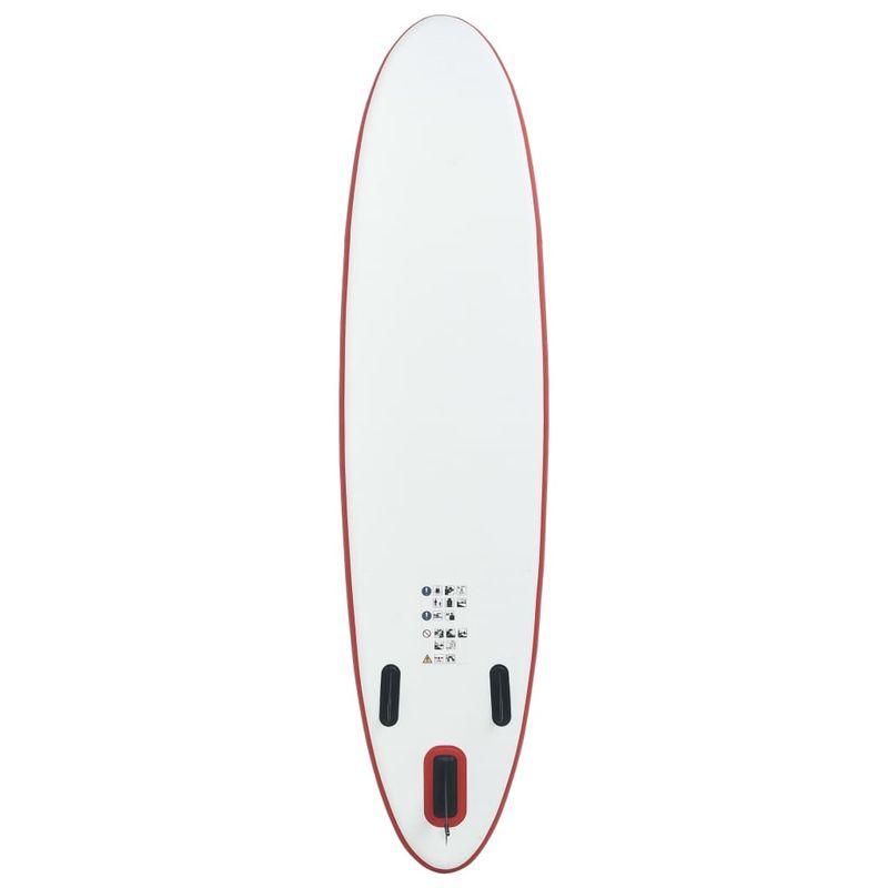 Sport si Outdoor - Sporturi acvatice - Sporturi pe placa - Stand up paddle - Set placa SUP, placa SUP surfing, rosu si alb, gonflabil - Infinity.ro