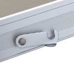 Sport si Outdoor - Camping - Mobilier pentru camping - Alte piese de mobilier pentru camping - Masa de camping pliabila cu 4 scaune, otel și aluminiu, argintiu - Infinity.ro