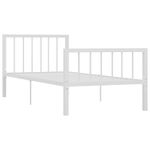 Casa si Gradina - Mobilier - Paturi si accesorii - Paturi - Cadru de pat, alb, 90 x 200 cm, metal - Infinity.ro