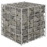 Casa si Gradina - Gradina si terasa - Garduri, panouri si accesorii - Gabion cub strat inaltat, 40 x 40 x 40 cm, sarma de otel - Infinity.ro