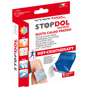 Punga cu gel pentru terapia durerii cald-rece, 14 x 24 cm