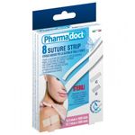 Ingrijire personala si Cosmetice - Ingrijire personala - Ingrijire corp - Plasturi - Plasturi suture, 8 buc., Pharmadoct - Infinity.ro