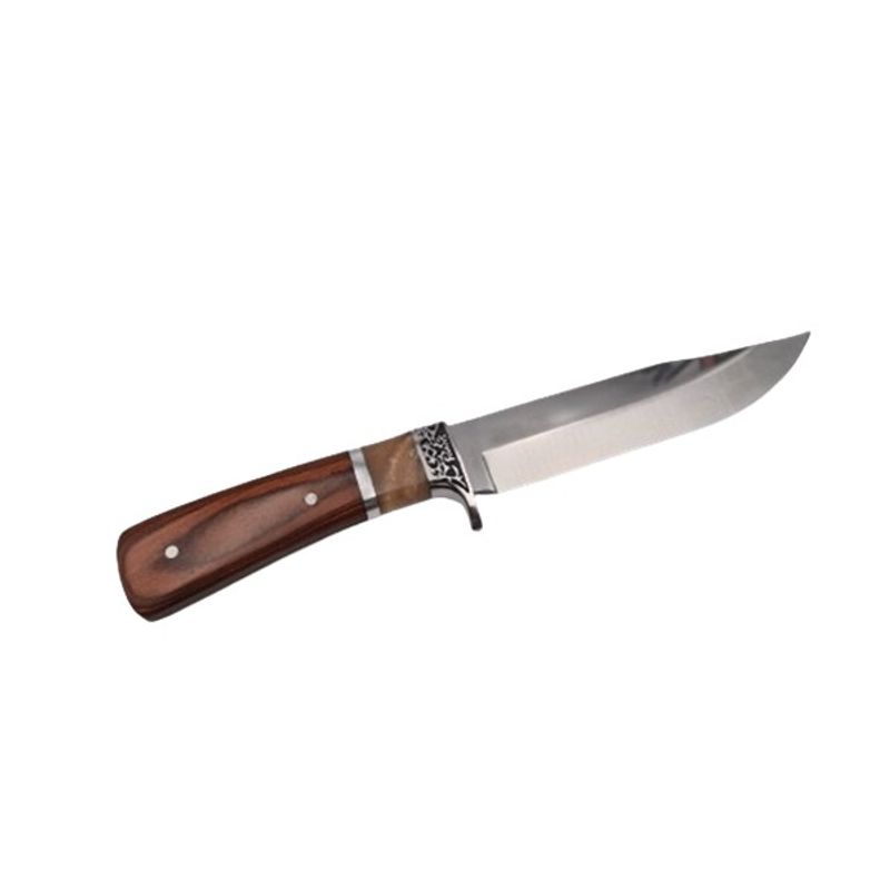 Casa si Gradina - Bucatarie si vesela - Vesela si tacamuri - Cutite si seturi de cutite - Cutit de vanatoare Tactical Knife, IdeallStore®, Maro, 31 cm - Infinity.ro