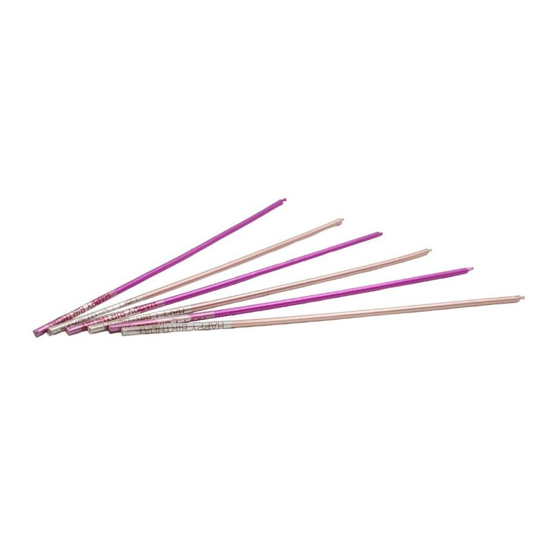 Casa si Gradina - Decoratiuni - Decoratiuni petrecere - Accesorii pentru petrecere - Set 6 lumanari tort Exquisiteness mov Celebright 17cm - Infinity.ro