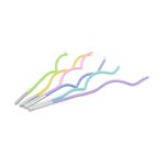 Casa si Gradina - Decoratiuni - Decoratiuni petrecere - Accesorii pentru petrecere - Set 6 lumanari tort curbate multicolore Celebright 15.5cm - Infinity.ro