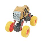 Jucarii, Copii si Bebe - Jucarii si jocuri - Vehicule si jucarii cu telecomanda - Masinute - Camion dino portocaliu pull back 19cm - Infinity.ro