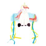 Jucarii, Copii si Bebe - Jucarii si jocuri - Jucarii de exterior - Zmeie si jucarii zburatoare - Zmeu copii model unicorn 70x65 cm - Infinity.ro