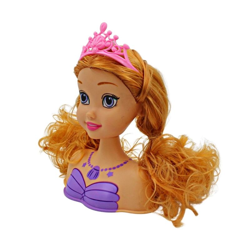 Jucarii, Copii si Bebe - Jucarii si jocuri - Jucarii de plus - Set printesa satena cu 9 piese - Infinity.ro