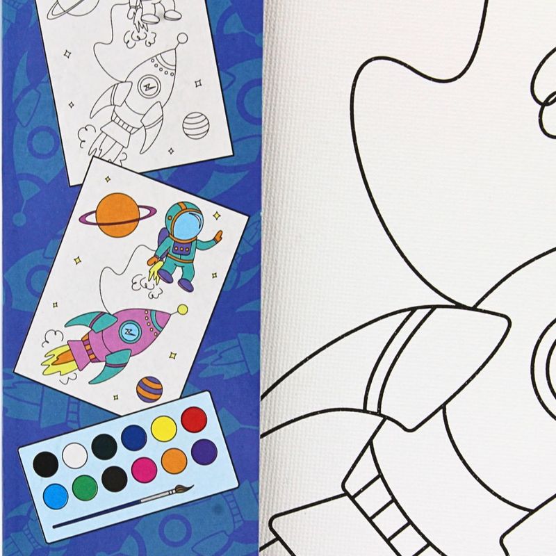 Jucarii, Copii si Bebe - Jucarii si jocuri - Jucarii & jocuri educative - Seturi pictura si desen - Set creativ pictura canvas model astronaut - Infinity.ro
