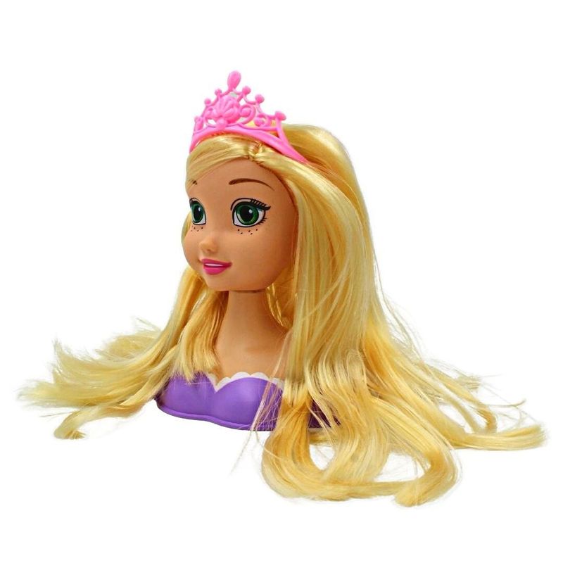 Jucarii, Copii si Bebe - Jucarii si jocuri - Jucarii de plus - Set printesa blonda cu 9 piese - Infinity.ro