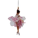 Casa si Gradina - Decoratiuni - Decoratiuni de sezon - Decoratiune Dansul Lebedelor balerina eleganta ciclam - Infinity.ro