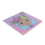 Jucarii, Copii si Bebe - Jucarii si jocuri - Jucarii & jocuri educative - Jocuri si jucarii educative - Puzzle lemn fetita cu flori si albine - Infinity.ro