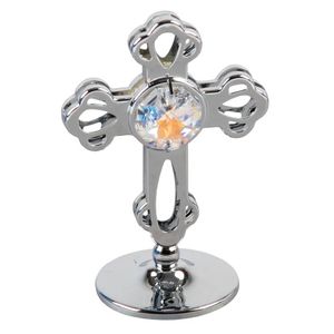 Marturie cu cristale Swarovski model cruce Crystocraft