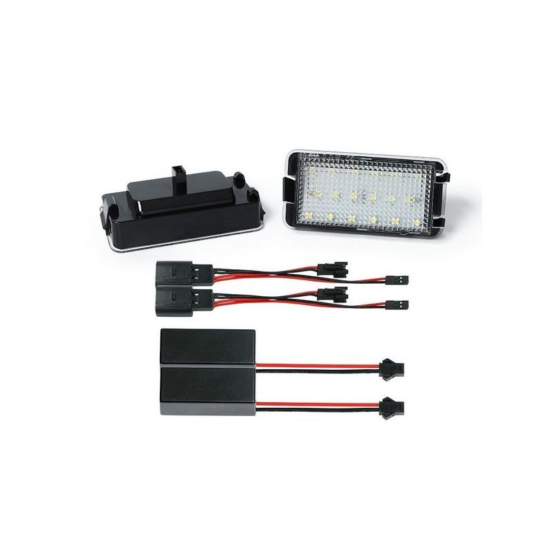 Auto si Moto - Electrice auto - Sigurante si accesorii - Set de 2 lampi numar led Xentech Light compatibil SEAT Ibiza, Cordoba, Leon, Toledo, Altea - Infinity.ro