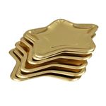Casa si Gradina - Decoratiuni - Decoratiuni petrecere - Vesela pentru petrecere - Set 6 farfurii stea gold 23cm - Infinity.ro