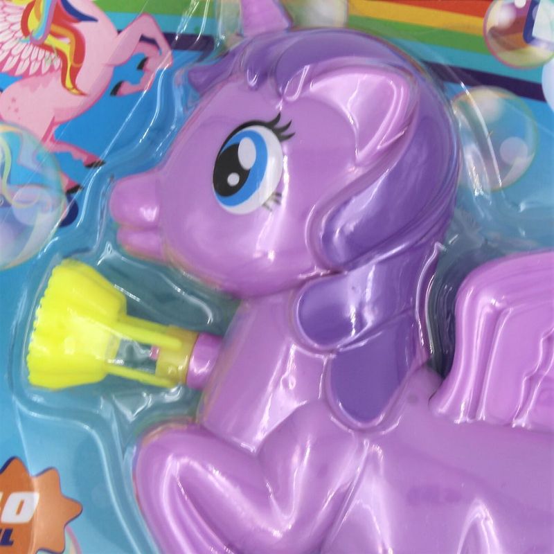 Jucarii, Copii si Bebe - Jucarii si jocuri - Jucarii de exterior - Jucarii pentru plaja si nisip - Pistol baloane Bubble Blow Unicorn mov - Infinity.ro