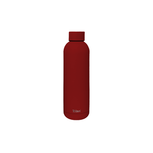 Termos Zilan ZLN9842 tip sticla sport, capacitate 500ml, interior din inox, pereti dublii, rosu
