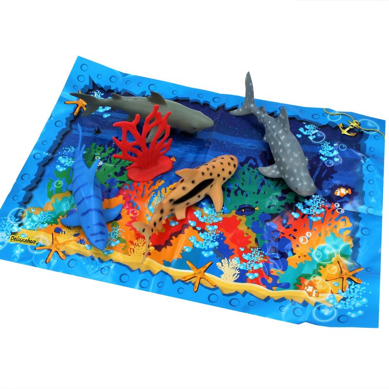 Jucarii, Copii si Bebe - Jucarii si jocuri - Figurine - Set figurine jumbo 5 piese Sharks - Infinity.ro