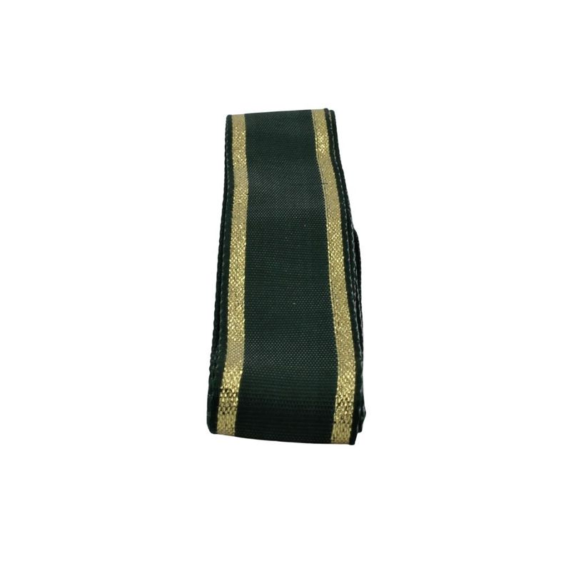 Market - Cadouri - Pungi cadou si accesorii - Panglica textila VERDE AURIU 25mm x 3m - Infinity.ro