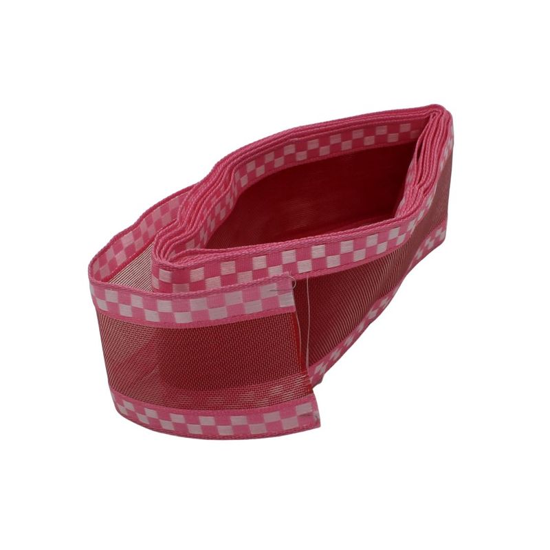 Market - Cadouri - Pungi cadou si accesorii - Panglica textila ROSU ROZ 38mm x 2m - Infinity.ro