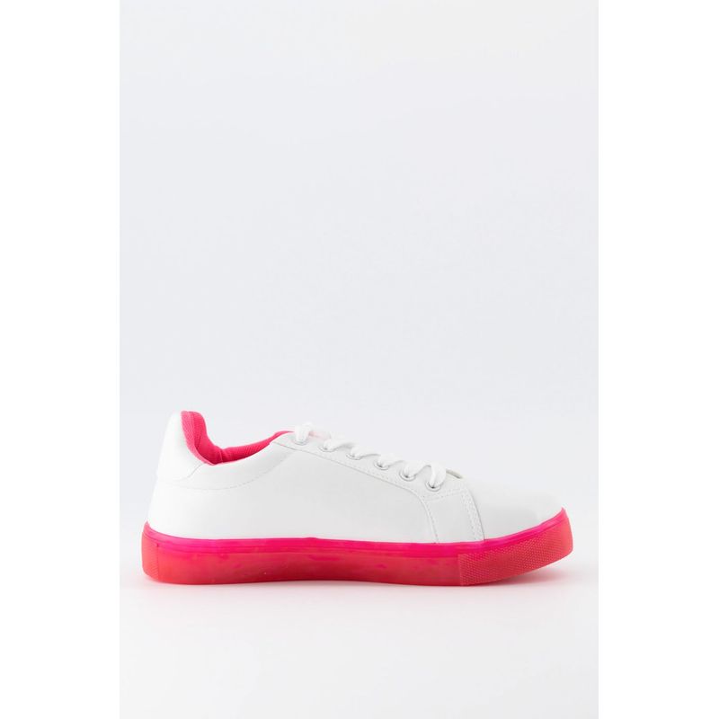 Fashion, accesorii si bijuterii - Femei - Incaltaminte femei - Sneakers si tenisi femei - Sneakers Dama MBrands alb cu roz - 38 - Infinity.ro