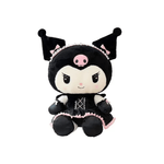 Jucarii, Copii si Bebe - Jucarii si jocuri - Jucarii de plus - Papusa tip Kuromi din seria Hello Kitty Sanrio, din plus cu rochita, 55cm ABYZ®™ - Infinity.ro