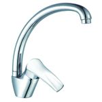 Casa si Gradina - Sanitare - Chiuveta bucatarie si accesorii - Baterii bucatarie - Baterie monocomanda lebada ZINOX ZLN-8549, Cartus ceramic in doua trepte 40 mm, Material alama, Finisaj crom - Infinity.ro