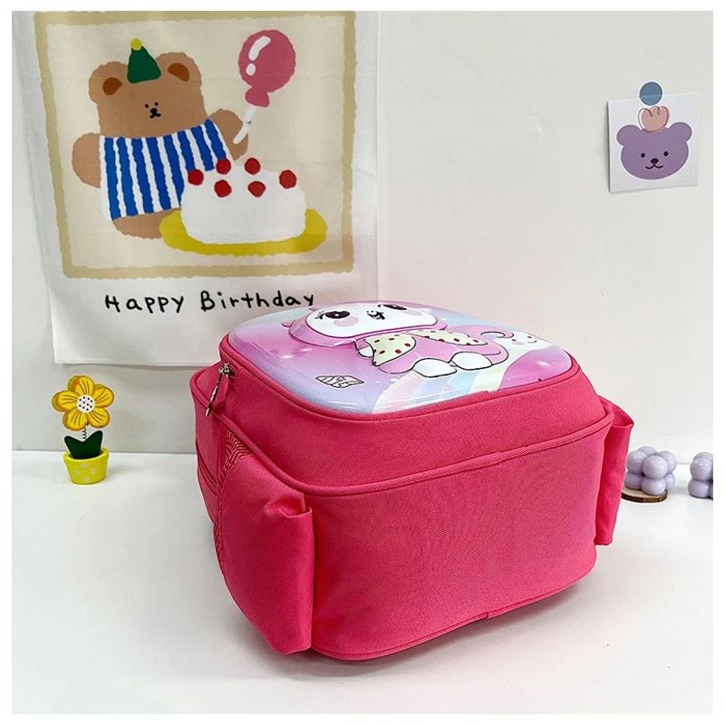 Fashion, accesorii si bijuterii - Copii - Accesorii copii - Genti si rucsacuri copii - Rucsac cu model 3D Cartoon Unicorn girl, Potrivit pentru Copii Mici pentru scoala sau gradinita, Poliester, Pink - Infinity.ro