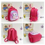 Fashion, accesorii si bijuterii - Copii - Accesorii copii - Genti si rucsacuri copii - Rucsac cu model 3D Cartoon Unicorn girl, Potrivit pentru Copii Mici pentru scoala sau gradinita, Poliester, Pink - Infinity.ro