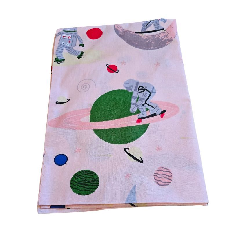 Casa si Gradina - Textile si covoare - Lenjerii de pat - Lenjerii copii - Lenjerie pentru patut bebelusi din bumbac ranforce, trei piese, Ariale, Astral - Infinity.ro