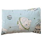 Casa si Gradina - Textile si covoare - Lenjerii de pat - Lenjerii copii - Lenjerie pentru patut bebelusi 60 x 120 cm, din bumbac ranforce, trei piese, Ariale, Baloane - Infinity.ro