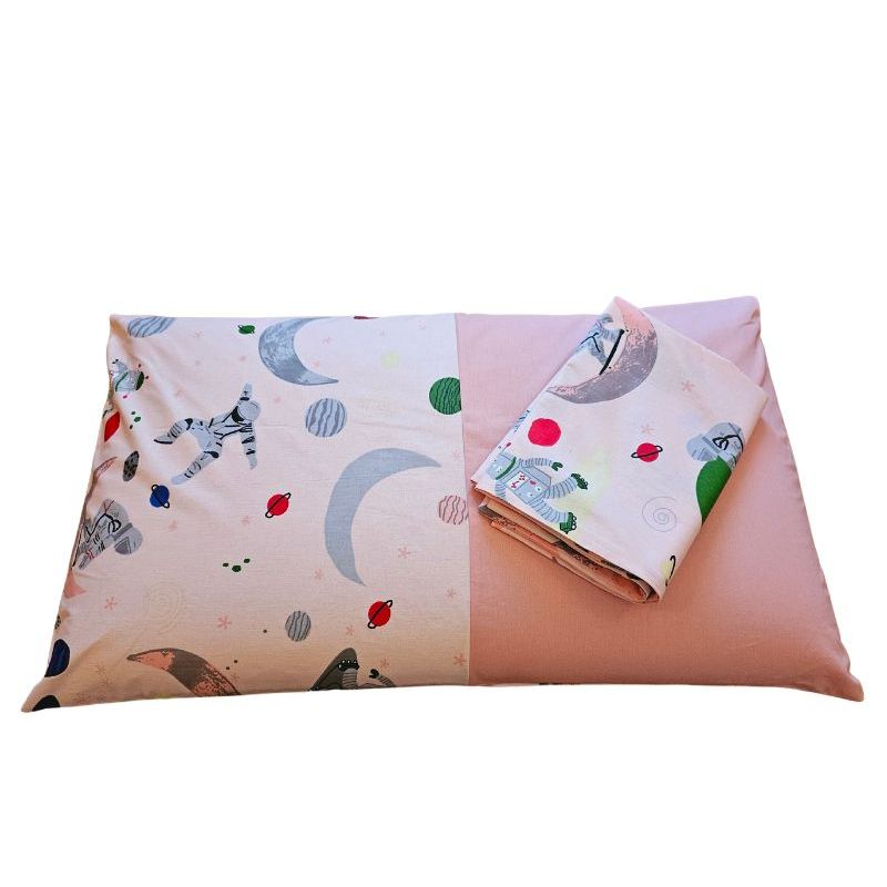 Casa si Gradina - Textile si covoare - Lenjerii de pat - Lenjerii copii - Lenjerie pentru patut bebelusi din bumbac ranforce, trei piese, Ariale, Astral - Infinity.ro