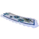 Carti si Birotica - Carti - Accesorii pentru cititori - Semn de carte brodat Margarete Albastre ARIALE - Infinity.ro