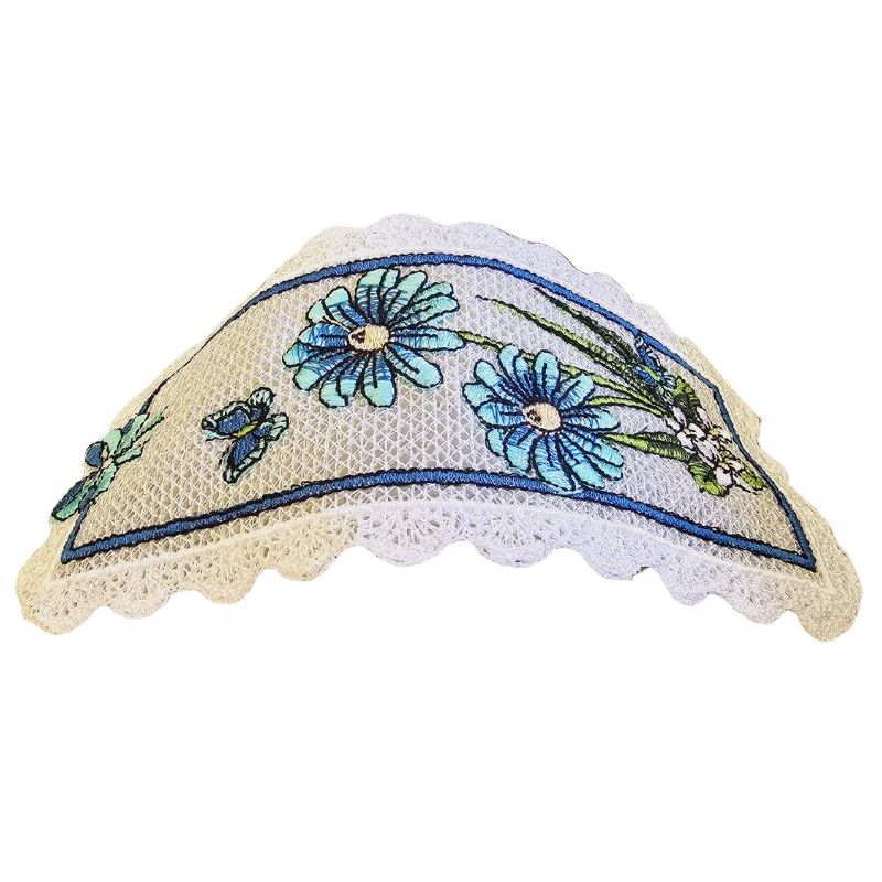 Carti si Birotica - Carti - Accesorii pentru cititori - Semn de carte brodat Margarete Albastre ARIALE - Infinity.ro