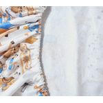 Casa si Gradina - Textile si covoare - Lenjerii de pat - Cearceafuri de pat - Cearceaf de patut cu elastic, Carusel Ariale, 140 x 70 cm, multicolor - Infinity.ro