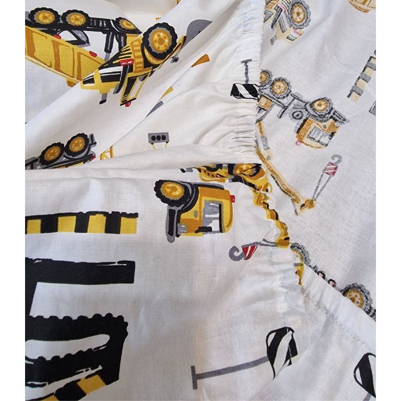 Casa si Gradina - Textile si covoare - Lenjerii de pat - Cearceafuri de pat - Cearceaf de patut cu elastic, Ariale, Masini, 160 x 80 cm - Infinity.ro