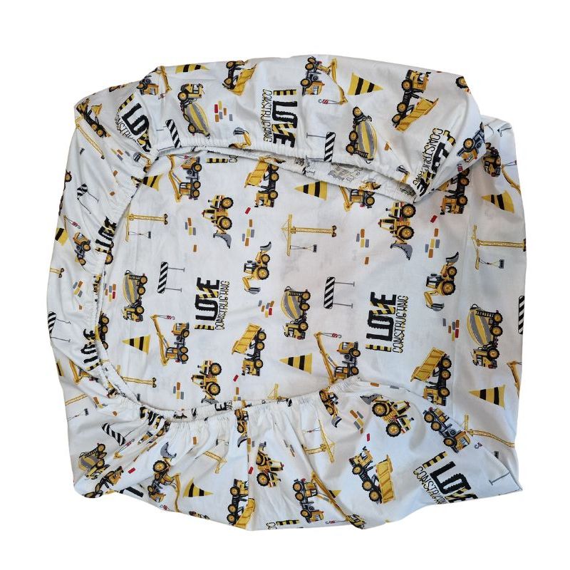 Casa si Gradina - Textile si covoare - Lenjerii de pat - Cearceafuri de pat - Cearceaf de patut cu elastic, Ariale, Masini, 140 x 70 cm - Infinity.ro