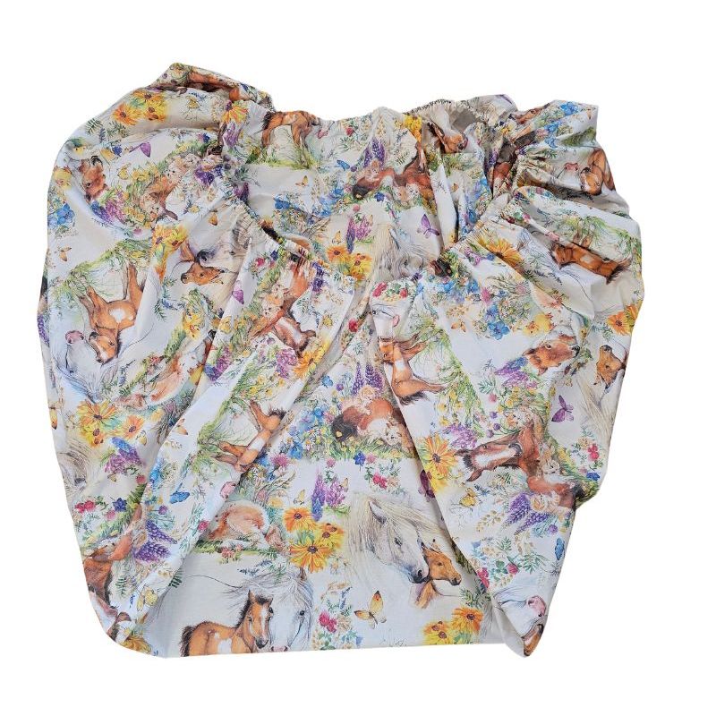 Casa si Gradina - Textile si covoare - Lenjerii de pat - Cearceafuri de pat - Cearceaf de patut cu elastic, Arome de Poveste Ariale, 140 x 70 cm, multicolor - Infinity.ro