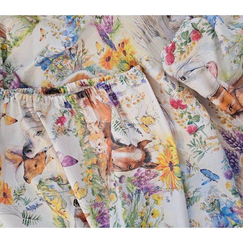 Casa si Gradina - Textile si covoare - Lenjerii de pat - Cearceafuri de pat - Cearceaf de patut cu elastic, Arome de Poveste Ariale, 140 x 70 cm, multicolor - Infinity.ro