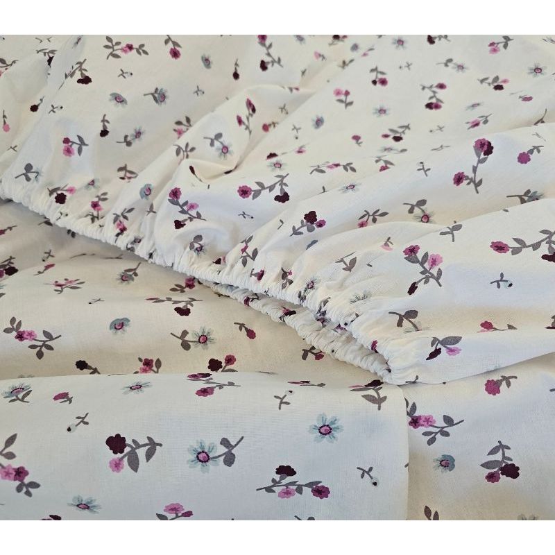 Casa si Gradina - Textile si covoare - Lenjerii de pat - Cearceafuri de pat - Cearceaf de patut cu elastic, Chic Hue Ariale, 120 x 60 cm, multicolor - Infinity.ro