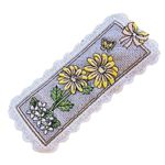 Carti si Birotica - Carti - Accesorii pentru cititori - Semn de carte brodat Galbenele ARIALE - Infinity.ro