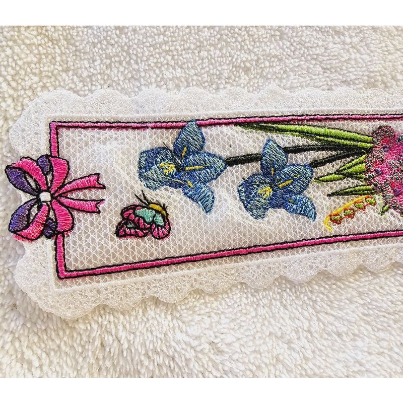 Carti si Birotica - Carti - Accesorii pentru cititori - Semn de carte brodat Iris ARIALE - Infinity.ro