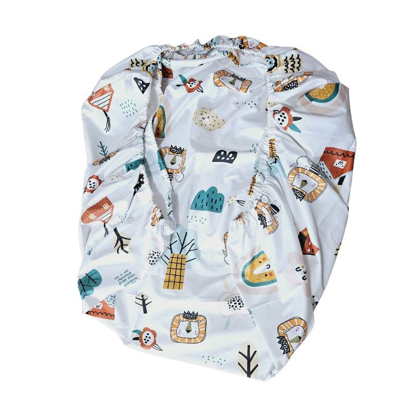 Casa si Gradina - Textile si covoare - Lenjerii de pat - Cearceafuri de pat - Cearceaf de patut cu elastic, Vis de Leu Ariale, 140 x 70 cm, multicolor - Infinity.ro