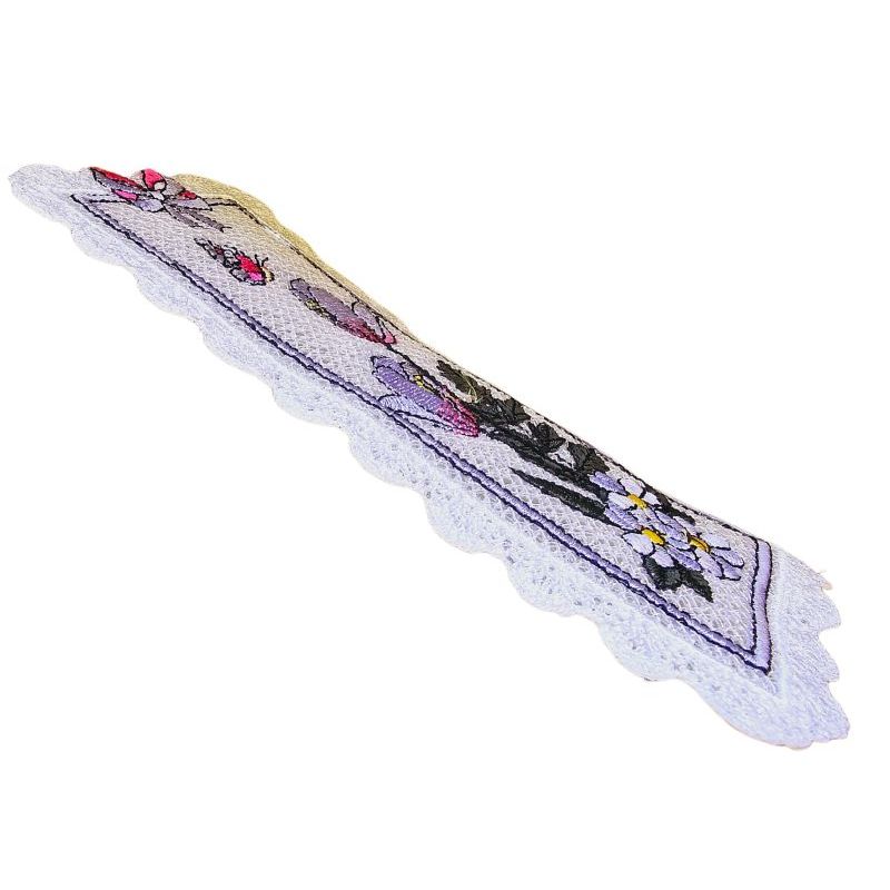Carti si Birotica - Carti - Accesorii pentru cititori - Semn de carte brodat Lalele ARIALE - Infinity.ro