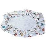 Casa si Gradina - Textile si covoare - Lenjerii de pat - Cearceafuri de pat - Cearceaf de patut cu elastic, Vis de Leu Ariale, 120 x 60 cm, multicolor - Infinity.ro