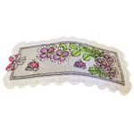 Carti si Birotica - Carti - Accesorii pentru cititori - Semn de carte brodat Garofite ARIALE - Infinity.ro