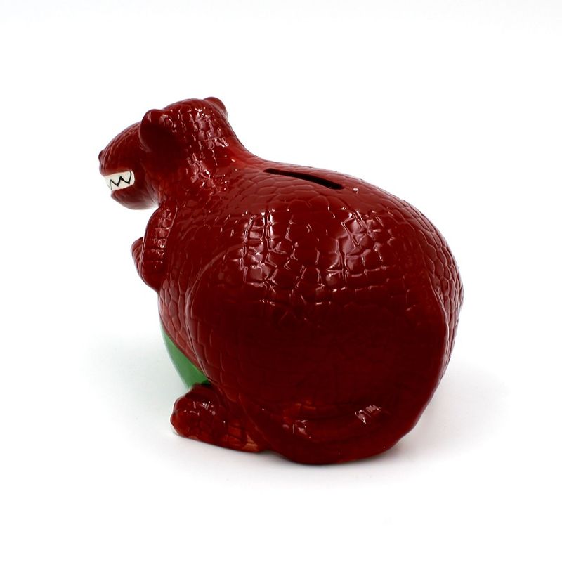 Carti si Birotica - Birotica - Accesorii de birou - Pusculite - Pusculita T-rex visiniu din ceramica - Infinity.ro