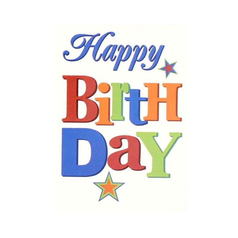 Market - Cadouri - Felicitari - Mini felicitare Happy Birthday - Infinity.ro